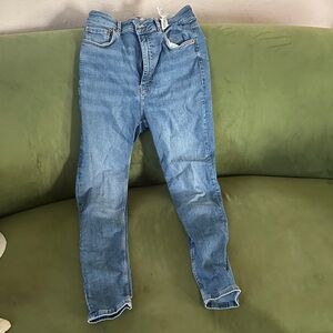 Zara Women's Skinny Jeans - Light Blue